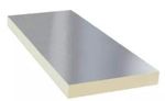 Panel rígido de poliisocianurato termoaislante Efigreen Acier de Soprema. 2500x1200 mm. Espesor: 100mm